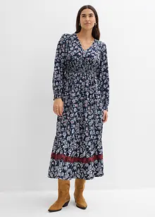 Maxi jurk van soepele viscose, bonprix