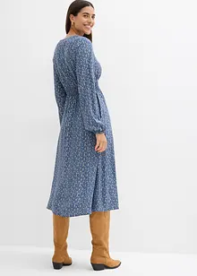 Midi jurk van soepele viscose, bonprix