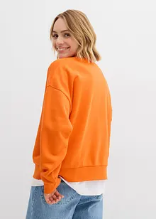 Oversized sweater van katoenmix, bonprix