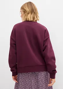 Oversized sweater van katoenmix, bonprix