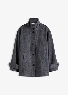 Lange peacoat in wol-look, bonprix