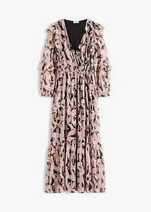 Jurk van chiffon met volants, bonprix