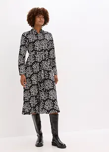 Midi jurk van soepele viscose, bonprix