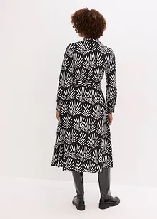 Midi jurk van soepele viscose, bonprix