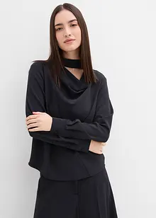 Licht glanzende shirtblouse, bonprix