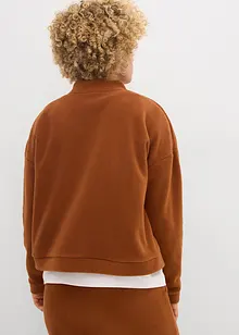 Fleece trui, bonprix