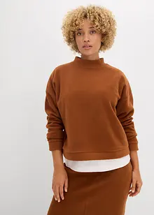 Fleece trui, bonprix