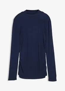 Geribd shirt met plooitjes, bonprix