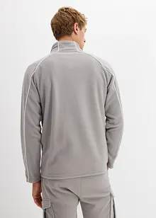 Warmende fleece vest met sportieve details, bonprix