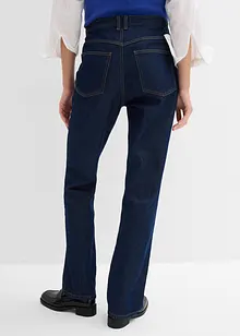 Long straight jeans van biologisch katoen, high waist, bonprix