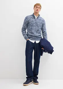 gemêleerde schipperstrui van zachte katoenmix, bonprix