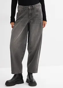 Barrel jeans mid waist, bonprix