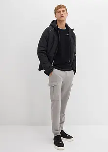 Longsleeve van elastische katoenmix, slim fit, bonprix