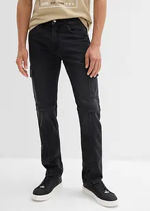 Regular Fit cargo jogging Jeans met comfortband, straight, bonprix
