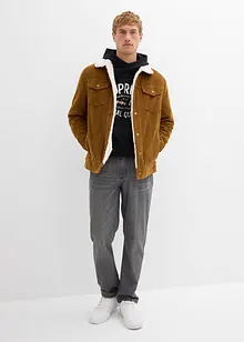 Regular fit jeans van puur katoen met een comfortband, straight, bonprix