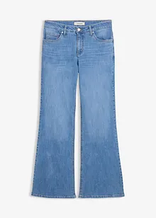 Flared jeans mid waist, bonprix