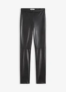 Imitatieleren broek in Punto di Roma mix, bonprix