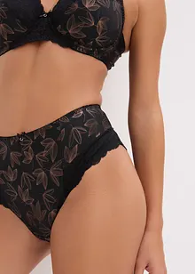 Maxislip met glanzend dessin, bonprix