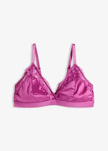 Bralette van glanzend materiaal, bonprix