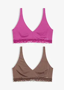 Feel Comfort bralette van zachte modal (set van 2), bonprix