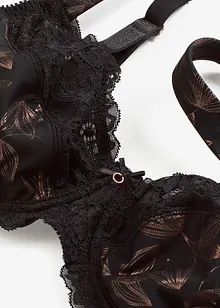 Beugel bh met glanzend dessin, bonprix