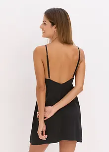 Satijnen slipdress met glanseffect, bonprix