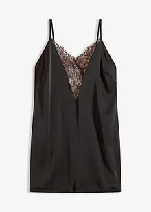 Satijnen slipdress met glanseffect, bonprix