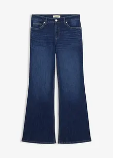 Flared jeans mid waist, bonprix