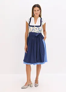 Dirndl met geborduurde schort (2-dlg. set), bonprix