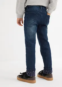 Meisjes thermojeans met jersey voering, slim fit, bonprix