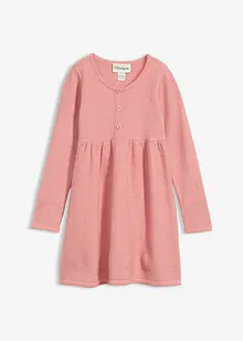 Gebreide jurk met decoratieve knoopsluiting, bonprix