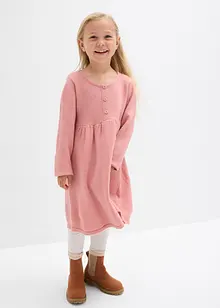 Gebreide jurk met decoratieve knoopsluiting, bonprix