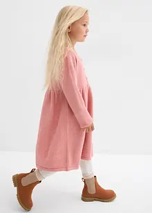 Gebreide jurk met decoratieve knoopsluiting, bonprix