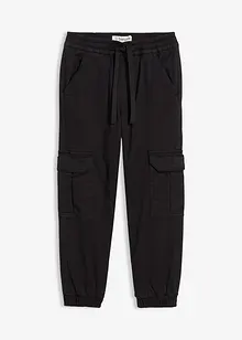 Thermo Regular Fit cargo broek met jersey voering, bonprix