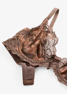 Bh met beugels van tweekleurig kant, bonprix