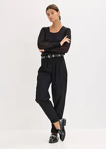 Fijn gebreide trui van een zachte viscosemix, bonprix