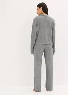 Oversized huispak van zacht ribmateriaal, bonprix