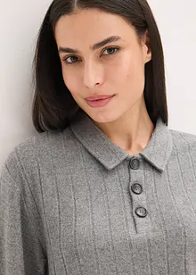 Oversized huispak van zacht ribmateriaal, bonprix