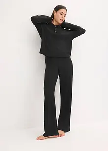 Oversized huispak van zacht ribmateriaal, bonprix