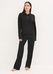 Oversized huispak van zacht ribmateriaal, bonprix