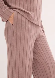 Oversized huispak van zacht ribmateriaal, bonprix