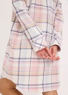 Geweven nachthemd van flanel met knoopsluiting, bonprix