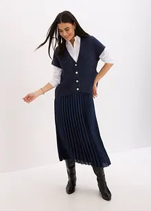 Mouwloos vest met decoratieve knopen, bonprix