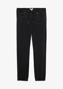 Relaxed Fit instapbroek van katoen-twill, tapered, bonprix