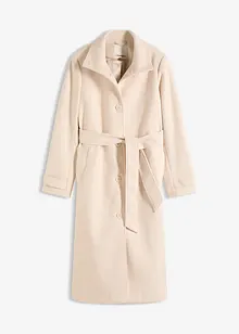 Lange jas in wollen look, bonprix