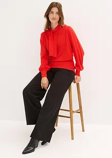 Fijngebreide trui van een viscosemix, bonprix