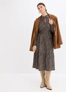 Jersey midi jurk, bonprix