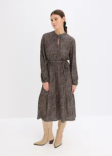 Jersey midi jurk, bonprix