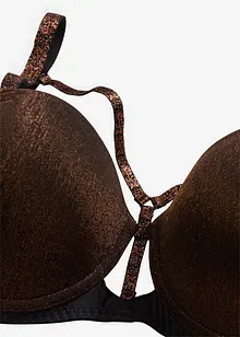 Balconette bh van glanzend materiaal, bonprix