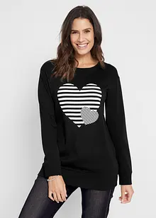 Katoenen longsleeve met print, bonprix